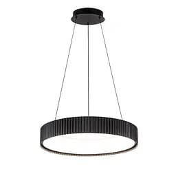 Люстра стельова LED Levistella 781P3165 (500) BK, 74W, 3000-6000K, чорний метал, сучасний стиль для дому - мініатюра 2