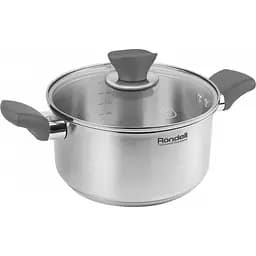 Кастрюля Rondell Elan, со стеклянной крышкой, 20 см, 2,8 л (RDS-1284)