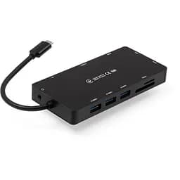 Концентратор Vinga USB-C 3.1 to VGA+HDMI+RJ45+3xUSB3.0+USB2.0+SD/TF+PD100W+Audio (VHYC10) - мініатюра 4