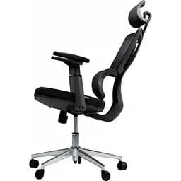 Офісне крісло GT Racer B-121A Black [132240] - мініатюра 6