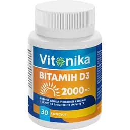 Витамин D-3 Vitonika 2000 МЕ 30 капсул