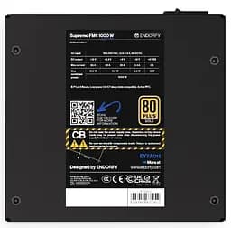 Блок живлення ENDORFY Supremo FM6 1000W 80+ Gold ATX 3.1 (EY7A011) U1 - мініатюра 6