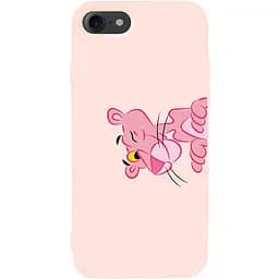 Чехол-накладка Toto Matt TPU 2 mm Print Case Apple iPhone 7/8/SE 2020 #54 Pink Pantera Sand pink