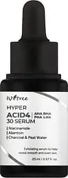 Сыворотка-пилинг смывная на основе кислот 20 мл Isntree Hyper Acid 4 AHA BHA PHA LHA 30 Serum