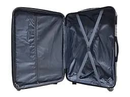 Валіза велика L ABS-пластик Worldline Airtex 652 78×52×34см 128л Чорний - мініатюра 4