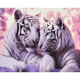 Набір для розпису по номерах Обійми диких душ, Strateg, 40x50 см, VA-4678