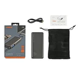 Повербанк 20000mAh Videx VPB-323 130W PD100W + Display (VPB-323-B) - мініатюра 2