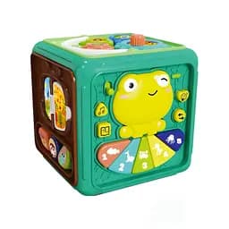 Магический куб для малыша 6 увлекательных игр для развития, обучения и развлечений зеленый