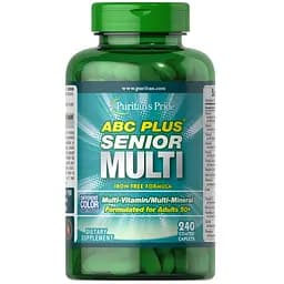 Полівітамінна суміш для людей похилого віку Puritans Pride ABC PLUS Senior Multivitamin 30 капсул
