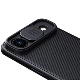 Карбонова накладка Nillkin CamShield Pro для Apple iPhone 17 Air (6.5) Black - мініатюра 5