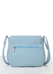 Сумка кросбоді Sambag Rose BZN блакитний 20 х 24 х 7 см (94000010) - мініатюра 2