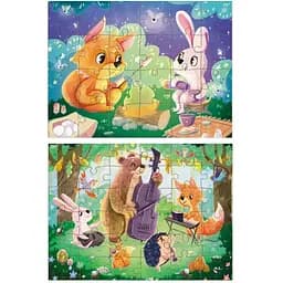 Пазл дитячий 2 в 1 DoDo Toys Літні вечори 36 елементів (300609) - мініатюра 2