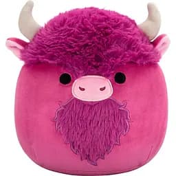 Мягкая игрушка Squishmallows Бизон Дэйв 19 см розовая (SQCR06608)