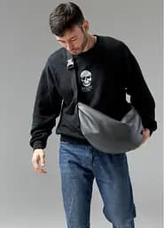 Сумка чоловіча Sambag HOBO BAG-GLOVE Графіт 30 х 13 х 8 см (53400009m) - мініатюра 5
