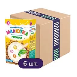 Каша молочна Малютка Гречана 1.5 кг (6 шт. х 250 г)