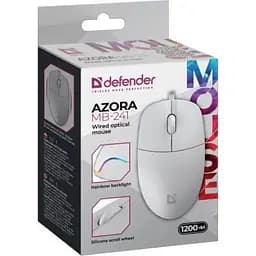 Комп'ютерна мишка Defender Azora MB-241 LED USB White (52242) - мініатюра 5