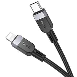Дата кабель Hoco X109 Energy silicone Type-C to Lightning (3m) Black - мініатюра 3