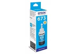 Чорнило Epson 673, Cyan, для L800/805/810/850/1800, 70 мл (C13T67324A)