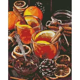 Алмазна мозаїка Ideyka Чайна церемонія AMO7436 40х50 см