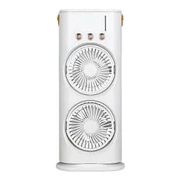 Вентилятор настільний подвійний з охолодженням Double-ended Spray Fan LED-підсвічування 3 швидкості, розпилювач водяного туману - мініатюра 3