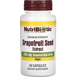 Экстракт семян грейпфрута NutriBiotic Grapefruit Seed Extract 250 мг 60 капсул