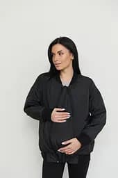 Бомбер для беременных демисезонный Knoxville размер L-XL Lullababe Черный