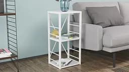 Етажерка 3/34 Ferrum-decor Серії Коннект 73x34x28 білий ДСП Білий 16мм (FRD-104295) - мініатюра 3