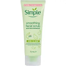 Вирівнюючий скраб для обличчя Simple Smoothing Facial Scrub, 75 мл