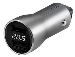 Адаптер автомобильный ZMI Car Charger with Display AP621 EU 2USB