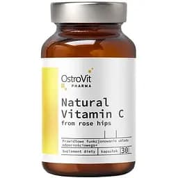 Вітаміни та мінерали OstroVit Queen Fit Natural Vitamin C from Rose Hips, 30 капсул