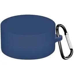 Чохол-накладка DK Silicone Candy Friendly з карабіном для Nothing CMF Buds Pro (dark blue)