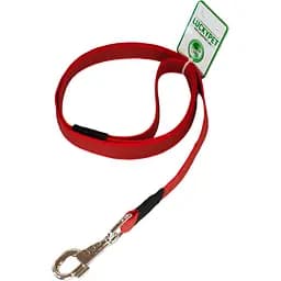 Поводок капроновый Lucky Pet, прорезиненный, 120х2 см, красный