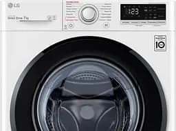 Пральна машина LG з фронтальним завантаженням F2V3HS6W, 7кг, 1200, A+++, Пар, глибина 45см, Дисплей, Інвертор, Білий (F2V3HS6W) - мініатюра 9