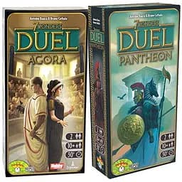 Настольная игра Ігромаг 7 Чудес: Дуэль с дополнениями Агора + Пантеон (92384+2)