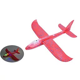 Літак, 47 см, світло (3 режими), пінопласт, 12.5x47x4.5 см (В асортименті)