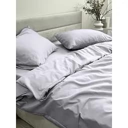 Комплект постільної білизни Ecotton Light Grey євро полисатин світло-сірий (25191) - мініатюра 3
