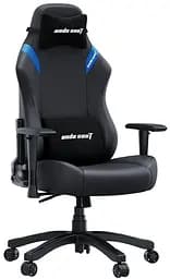Игровое кресло Anda Seat Luna Size L Black/Blue PVC (AD18-44-BS-PV)