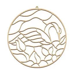 Заготовка для витражной живописи "Лебединая песня" Fabrika Decoru FDSGB-09