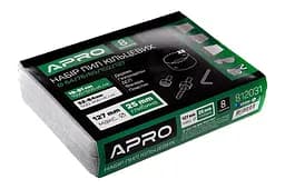 Набір свердлильних коронок по дереву гіпсокартону пластику Apro 64-127 x 25мм (у наборі 5 шт.) 812031 - мініатюра 3