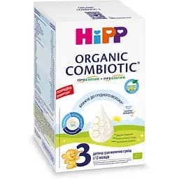 Дитяча суха молочна суміш HiPP Organic Combiotic 3 500 г - мініатюра 3