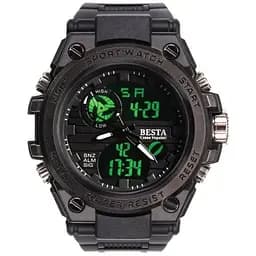 Наручний годинник чоловічий Besta Tattoo Чорний (3011)