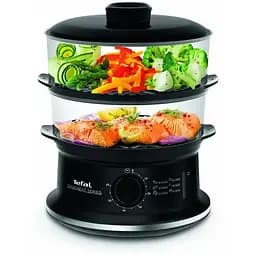 Пароварка Tefal Convenient 900 Вт чорна (VC140131) - мініатюра 2