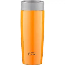 Термокружка Well Done помаранчева 380 мл (WD-7053O)
