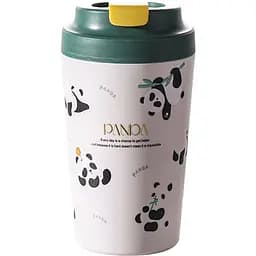 Термочашка Yiwu Panda HP-14-12GR с керамической колбой 380 мл, зеленый