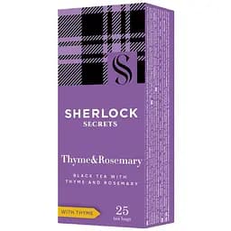 Чай черный Sherlock Secrets Thyme & Rosemary 45 г (25 шт x 1.8 г)