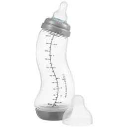 Антиколікова пляшечка Difrax Variflow Natural 1-2-3 із силіконовою соскою 250 мл