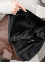 Жіноча сумка Sambag HOBO Bag-glove шоколадна 50 х 28 х 5 см (53400020) - мініатюра 5