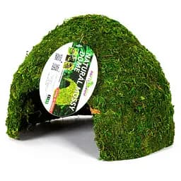 Схованка з моху Repti-Zoo Natural Mossy Dome L 22x17см ERS25L для тераріуму, рептилій і геконів, з живим мохом - мініатюра 2