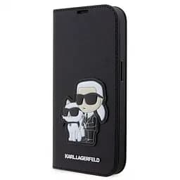 Чехол Karl Lagerfeld PU Saffiano Karl and Choupette NFT для iPhOne 13 Pro Black (57983114270)