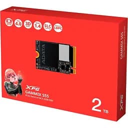 Накопичувач SSD Adata m.2 NVMe 2TB GAMMIX S55 (SGAMMIXS55-2T-C) - мініатюра 3